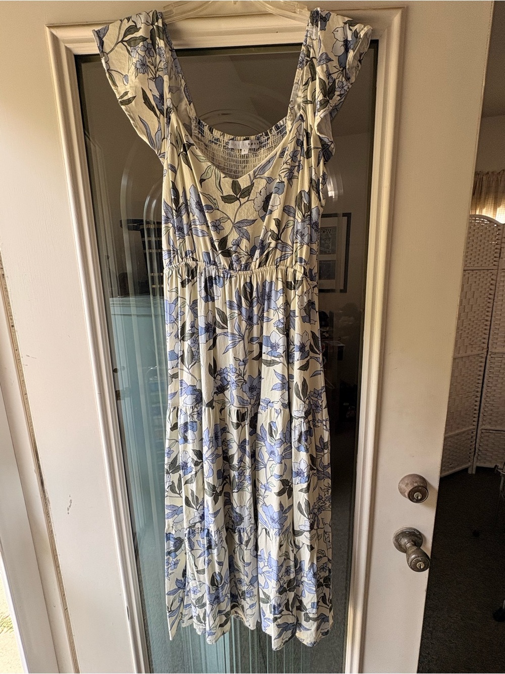 Baltic Born Sorrento Ruffle Midi Floral dress sz L - Picture 4 of 6